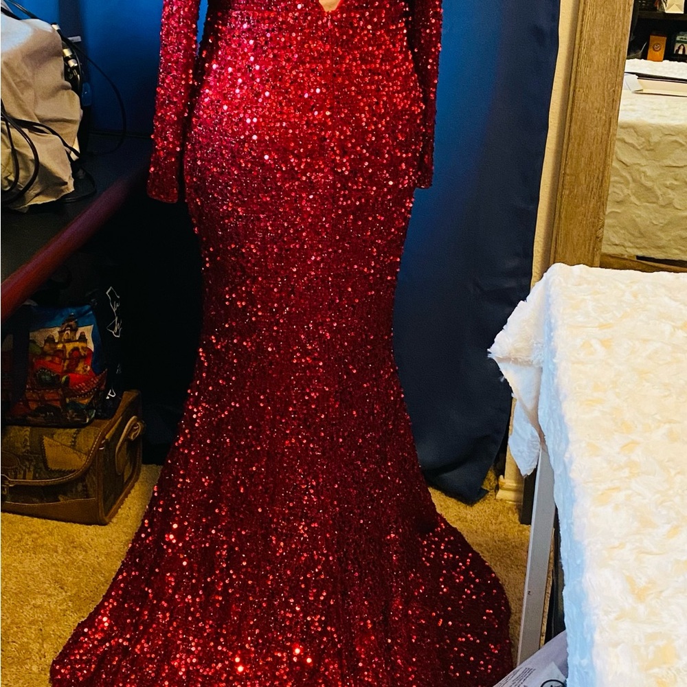 NWOT Red Cocktail dress NWOT - Picture 2 of 11